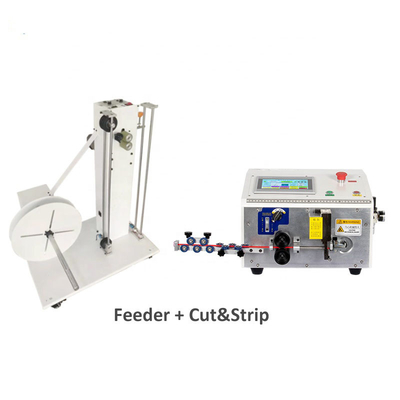 Automatic Small 2d Wire Cutting Stripping Machine Bending Cable Curved
