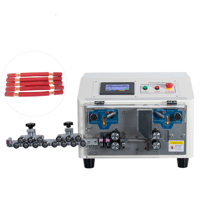 16sqmm Electric Wire Cutting And Stripping Machine AC110V / 220V