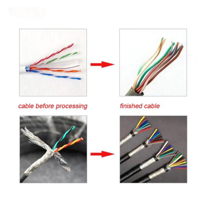 Network Patch Cable Wire Straightening Machine Automatic CX501