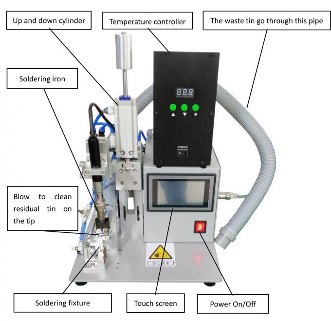 Multifunctional Electric Wire Welding Machine With Earphone Pin High-Low Welding PCB Board Soldering For Cable Manufacturing 0