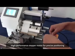 Cable Wire OD 4-10mm Automatic Desktop Cable Labeler Label Folding Machine