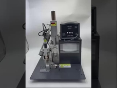 Pneumatic Dual Soldering Heads Semi Automatic Soldering Machine Motor Line And Harness Soldering