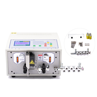 PVC Braided Automatic Wire Cable Cutting And Stripping Machine CX-02B