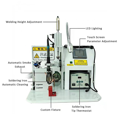 Desktop Foot Operated Semi Automatic Soldering Machine For USB Welding