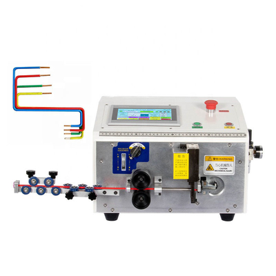 Automatic Small 2d Wire Cutting Stripping Machine Bending Cable Curved