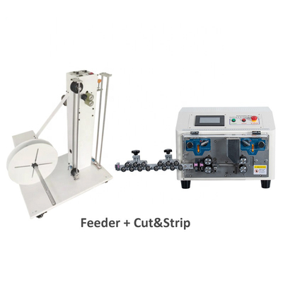 High Precision Fast Speed 16sqmm Cable Cut And Strip Machine For Wire Stripping