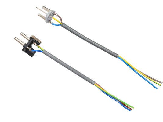 16A 3 Pin Plug Insert Crimping Wire Stripper Machine CX-3000B Power Cord Making