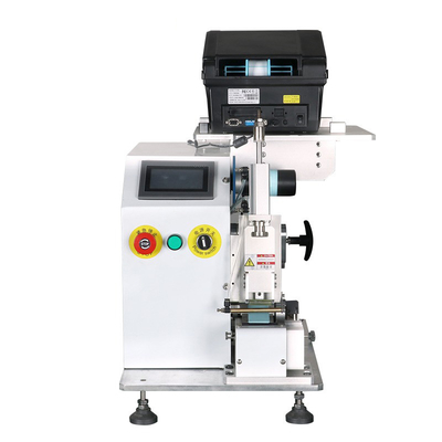 Automatic Wire Label Machine , Round Rotation Cable Labeling Machine