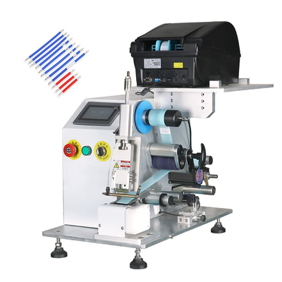 Automatic Cable Labeling Machine , Electric Wire Sticker Labeling Machine