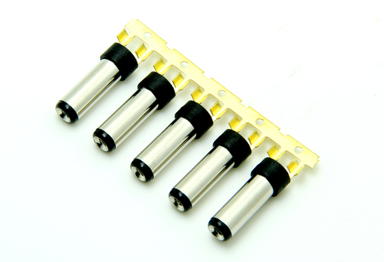 Male DC Plug 5.5 DC Tuning Fork Male 5521DC Flat Head Groove Round DC Plug