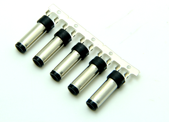 Male DC Plug 5.5 DC Tuning Fork Male 5521DC Flat Head Groove Round DC Plug
