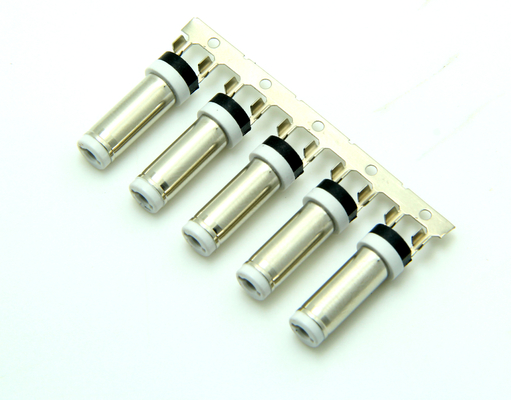 Crimping Barrel Type 10A 12V 5.5 * 2.5 Mm Wire 18 AWG - 26 AWG Male DC Power Plug Connectors
