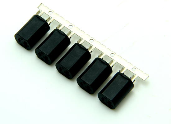 5.5*2.5 Tuning Fork With Rubber Ring, DC Plug Crimping, Weld-Free DC Plug