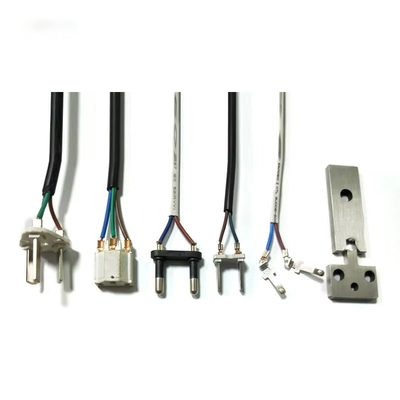 2.0T Automatic Vibrating Plate Feeding 3 Pin 2 Pin Plug Terminal Power Cord Plug Cable Crimping Machine