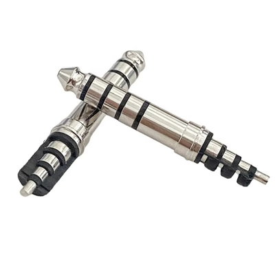 Nickel Plated Plug Headphone Plug 4.4mm 5 Poles 33L Male Audio Connector