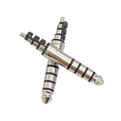 Nickel Plated Plug Headphone Plug 4.4mm 5 Poles 33L Male Audio Connector