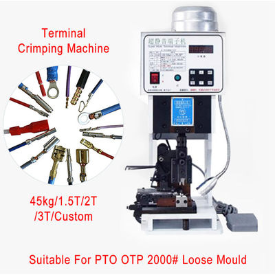 Semi-automatic Terminal Crimping Machine with 15KN Pressing Ability and 220V 50Hz Power Supply