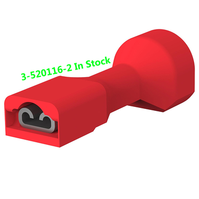 TE Connectivity 3-520116-2  Ultra-Fast 250 Blue Insulated Female Spade Connector Fully Insulated Male and Female Disconnects