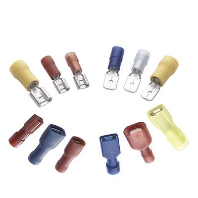 Amp Tyco Te 3-520106-2  Ultra-Fast 250 Quick Disconnects Tab 16 14 AWG Wire Size 1.31 2.08 mm Connector Terminals