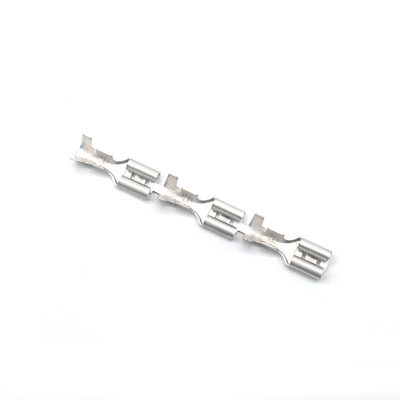 FASTON 187 Tyco TE Connectivity  Amp 61758-2 Quick Disconnects Receptacle 20 16 AWG Straight Brass Auto Connector