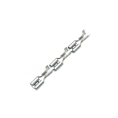 FASTON 187 Tyco TE Connectivity  Amp 61758-2 Quick Disconnects Receptacle 20 16 AWG Straight Brass Auto Connector