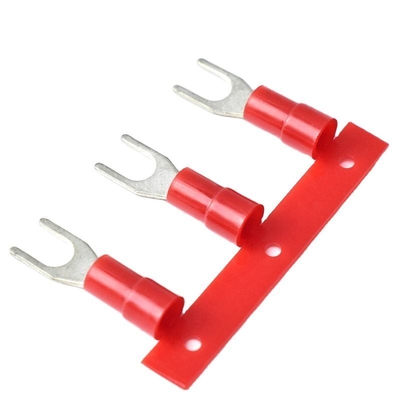 Pre-Insulated Crimp Fork Terminal Continuous Insulated Copper Lugs Terminal for Awg14-12