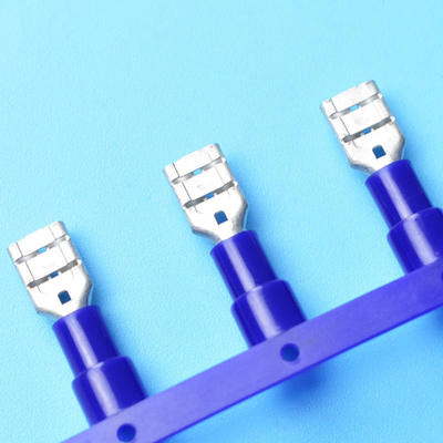 Nylon Insulated Sleeve 6.3Mm Crimp Faston Female Terminals Connector Spade Terminal Cable Lug