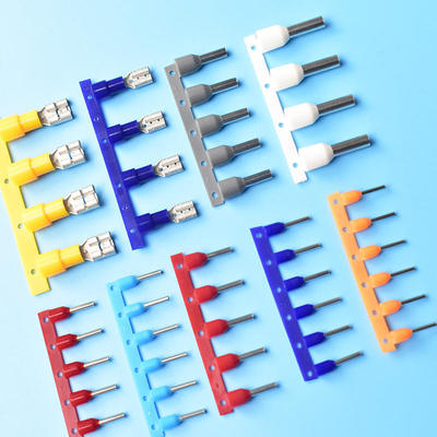 Nylon Insulated Sleeve 6.3Mm Crimp Faston Female Terminals Connector Spade Terminal Cable Lug