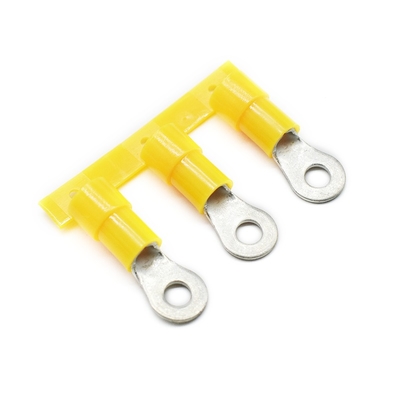 Custom Factory 16 Awg Copper Nylon Insulated Spade Terminal Connector Continous Ring Terminal