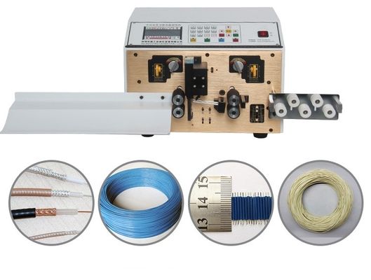 Fully Automatic Wire Cutting Stripping Machine 0.1SQMM-6SQMM PVV PU TPE Cable