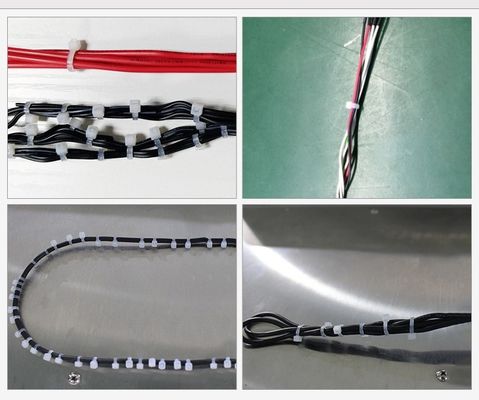 Self Locking Nylon Cable Ties Machine 60mm To 120mm Tie Length