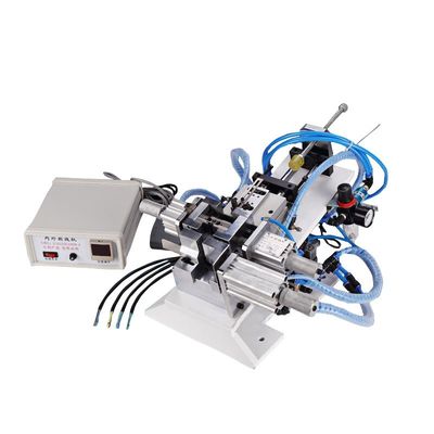 AC220V 100mm Stroke Pneumatic Stripping Machine For Power Cord Making