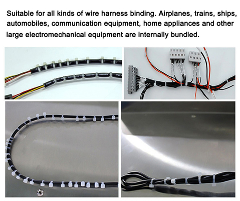 Automatic Feeding PLC Self Locking Nylon Cable Tying Machine