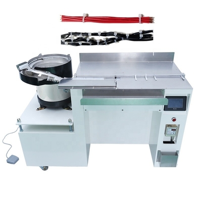 Desktop Automatic Self Locking Nylon Cable Tie Machine Automatic PLC Touch Screen