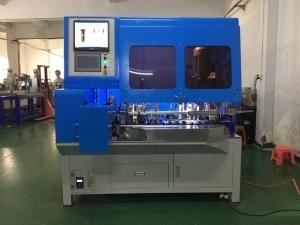 High Speed Full Automatic Wire Stripper 2 Round Pin Plug Pressing Making
