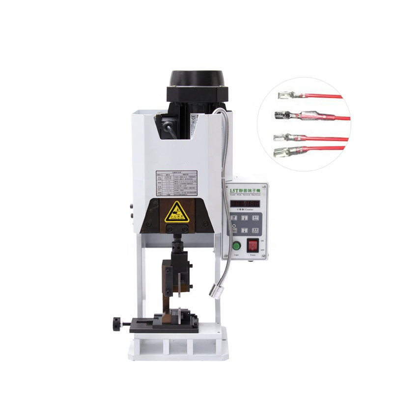Pin Terminal Connector Cable Crimping Press Machine Mute Electrical Wire Stripper