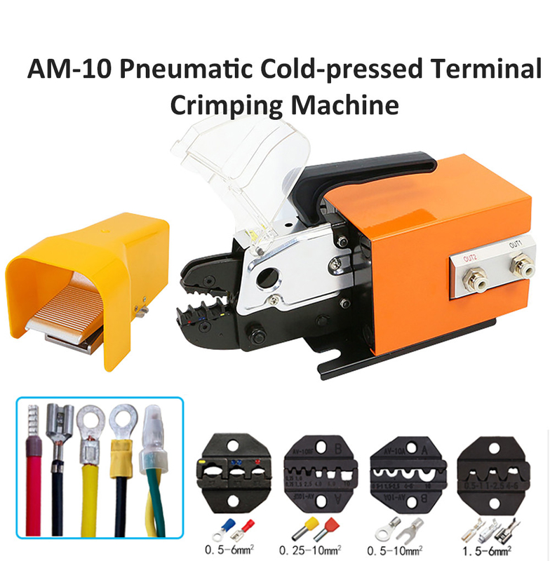 Multi Functional Pneumatic Wire Terminal Crimping Machine CX-AM-10 1.3T Automatic