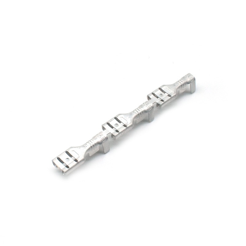 FASTON 187 Tyco TE Connectivity  Amp 61758-2 Quick Disconnects Receptacle 20 16 AWG Straight Brass Auto Connector