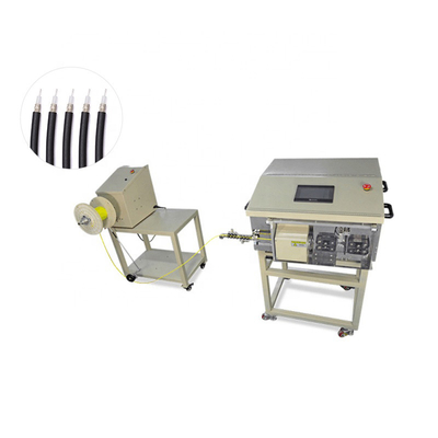 Large Gauge Coaxial Cable Cutting Stripping Machine 2.3-5.8mm Automatic