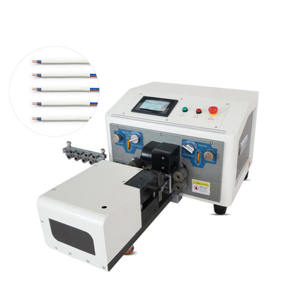 Multiple Conductor Wire Cable Cutting Stripping Machine Twisting High Flexibility
