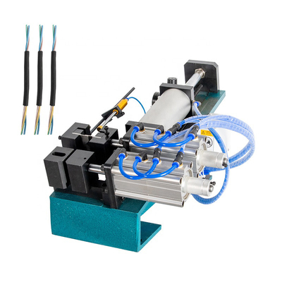 CX-416 Pneumatic Rubber Wire Stripping Machines , Cable Wire Peeling Machine