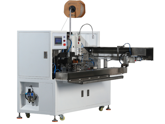 CX-2000C Power Cord Making Machine 3 / 4 Cores Cutting Stripping Terminal Crimping