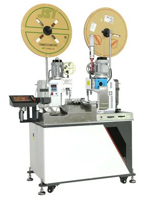 Double End 3.96mm Wire Terminal Crimping Machine Full Auto High Precision