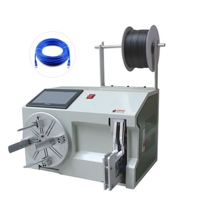 75-140mm Tie Semi Automatic Wire Winding Machine USB Cable Tying Machine