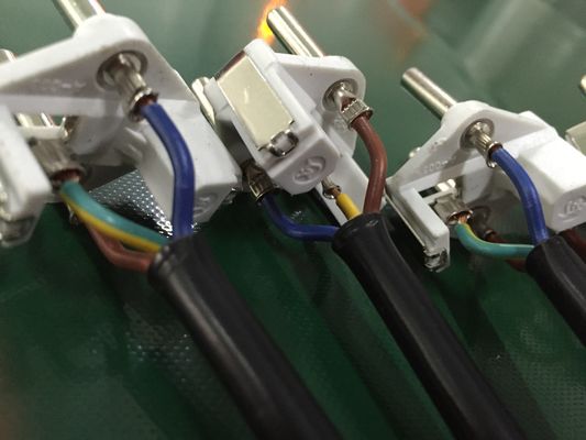 3 Pin Power Cord Making Machine Electrical Plug Auto Cable Crimping Machine