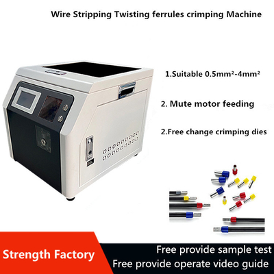 400W Automatic Mute Ferrule Terminal Crimping Machine